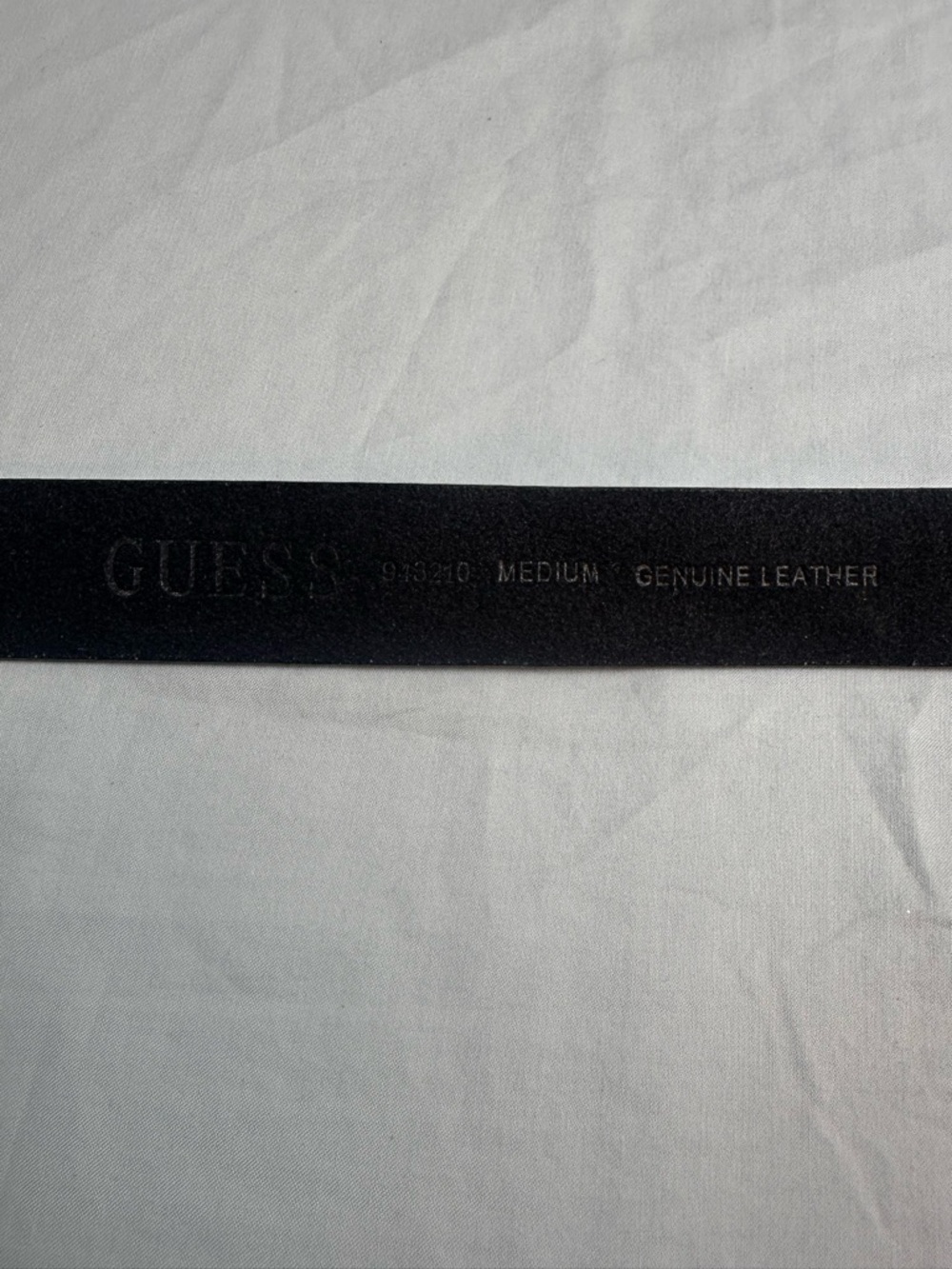 Vintage 2000’s Guess Leather Belt Black Size Medium - Picture 5 of 6
